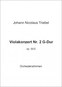 BIR009 • TRIEBEL - Konzert Nr. 2 - Orchesterstimmen