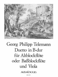 BP 2479 • TELEMANN Duetto B flat major (TWV 41:B3)