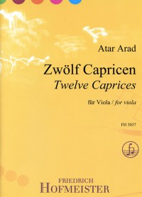 FH 3037 • ARAD - 12 Capricen - Bratschenstimme